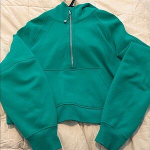 Lululemon Green Half-Zip Sweatshirt